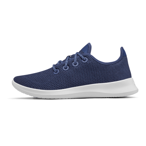 Men s Tree Runners Sustainable Sneakers Marine Blue Allbirds EU