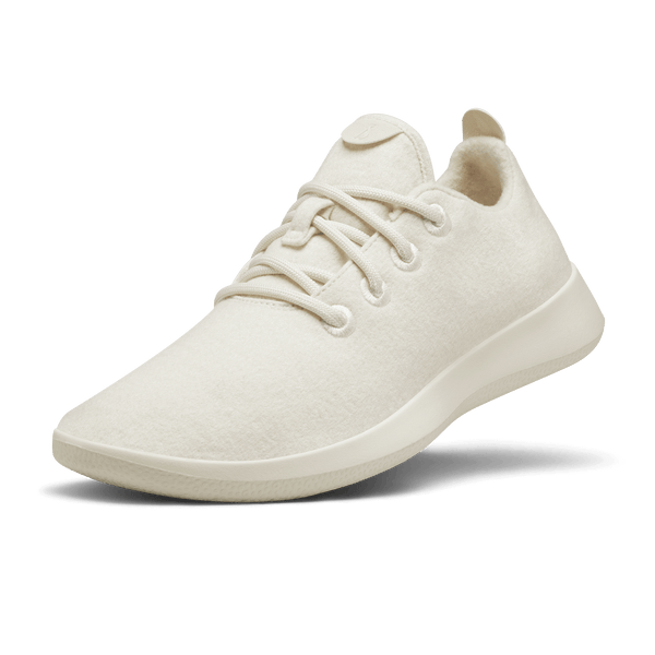 Women s Wool Runners Natural White Cream Sole
