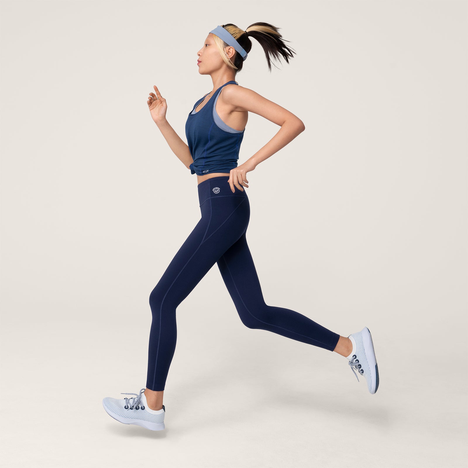 Allbirds Women s Natural Leggings Black Sustainable Running Clothes